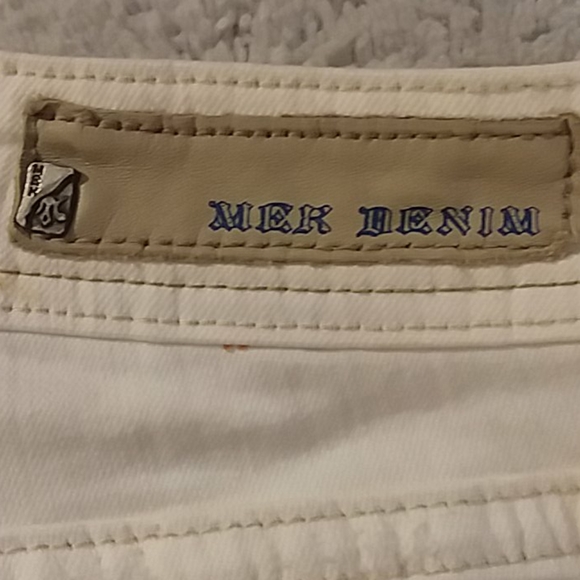 🌼MEK DENIM capri white jeans 🌼 - Picture 12 of 16